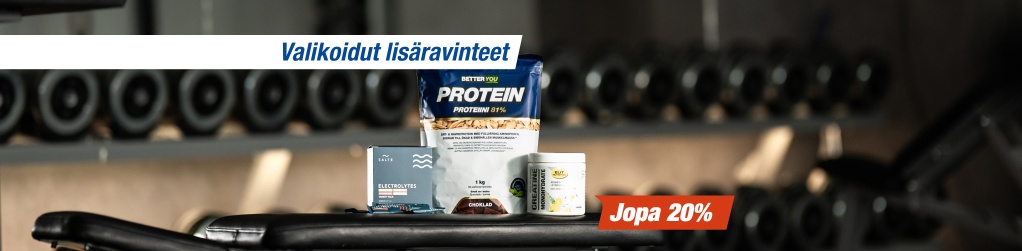 Valikoidut lisäravinteet jopa 20 %